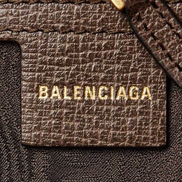 Balenciaga x Gucci Beige/Ebony Coated Canvas/Leather The Hacker Project 1961 ... - Picture 9 of 11